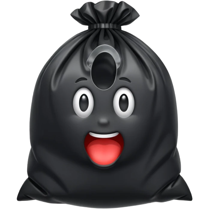 garbage bag emoji