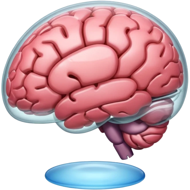 Little glass brain emoji