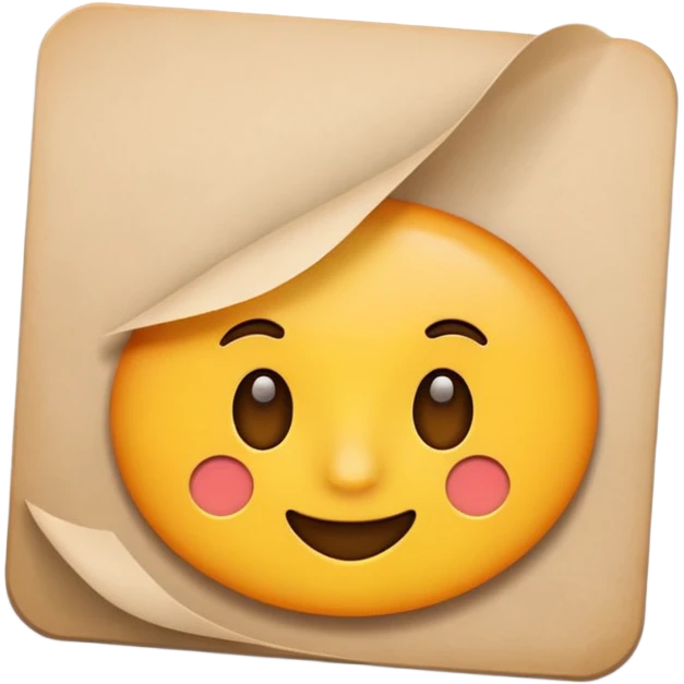Paper emoji