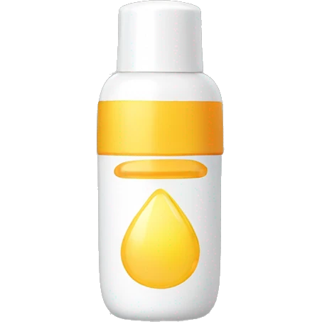 Sunscreen bottle  emoji