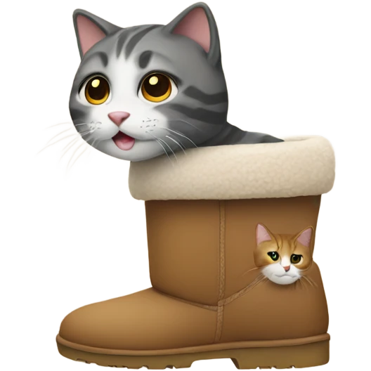 cat wearing uggs  emoji