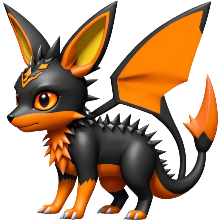 Guilmon-Umbreon-hybrid emoji