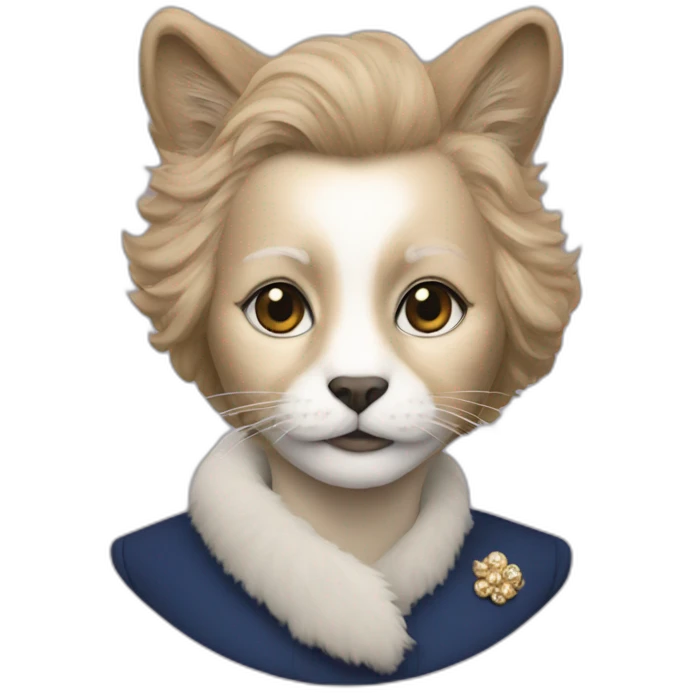 margaret thatcher as a furry emoji