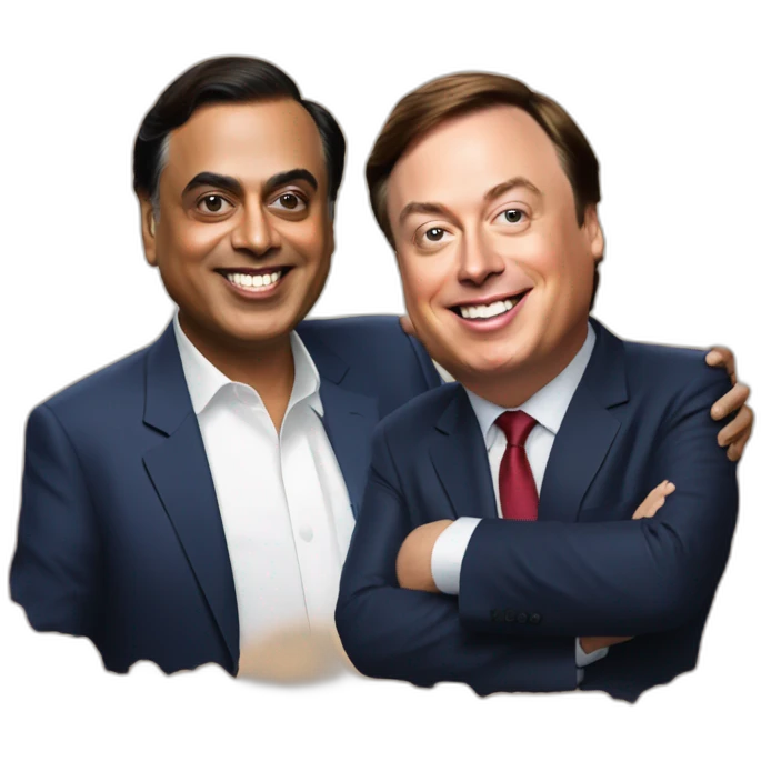 Mukesh Ambani beat Elon Musk emoji