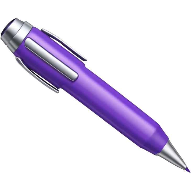 purple pen on paper emoji emoji