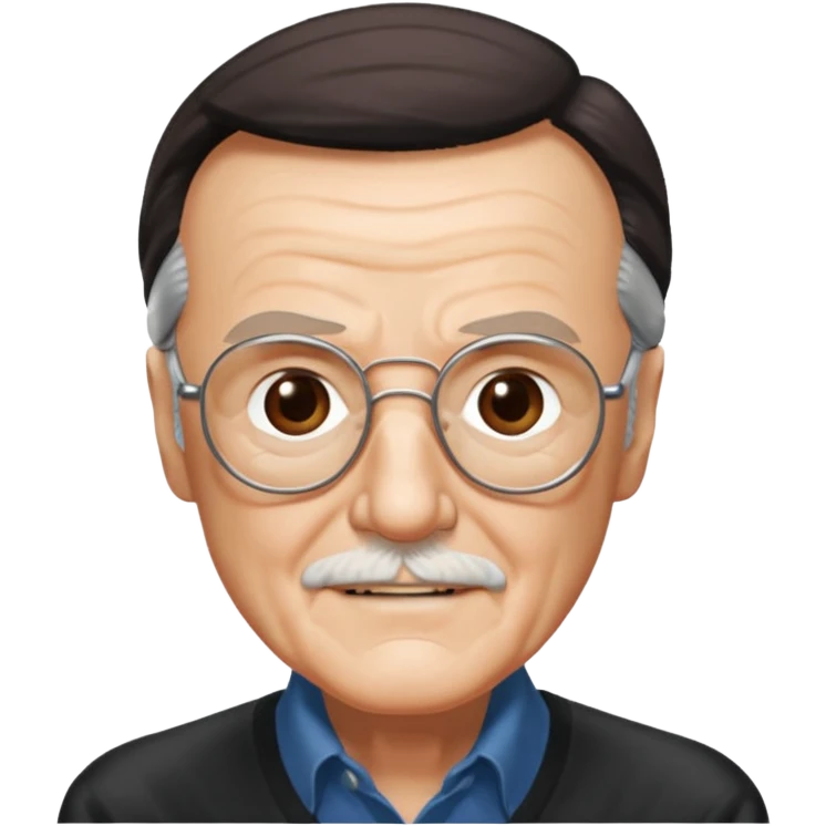 stan lee marvel movies character face only younger emoji