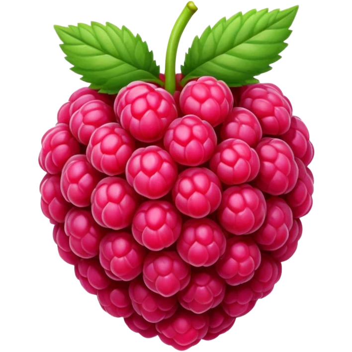 dark pink raspberry emoji