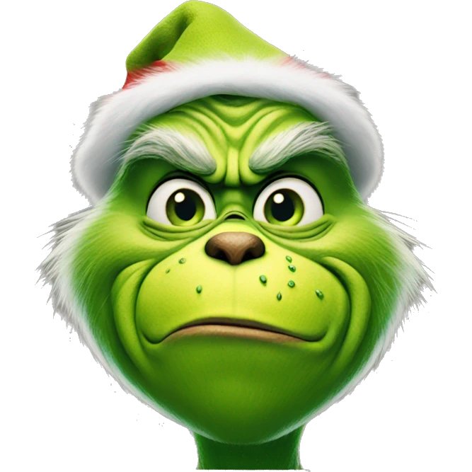 The grinch emoji