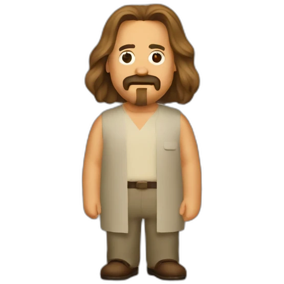 the big lebowski on carpet emoji