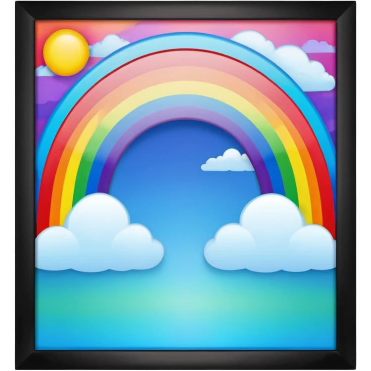 The legend of the rainbow emoji