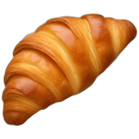 Chocolate croissant  emoji