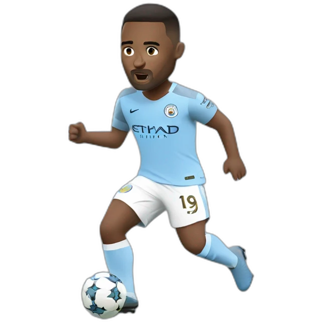 manchester city player shooting emoji