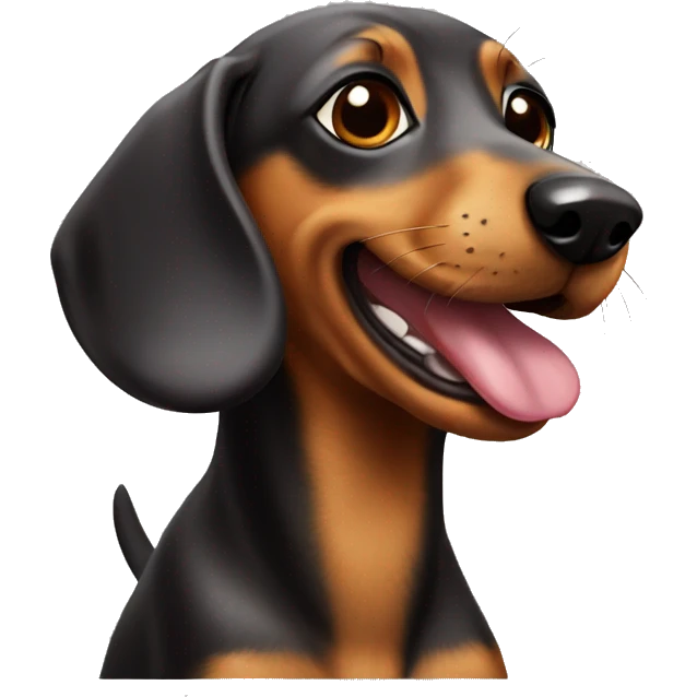 daschund dog seal emoji