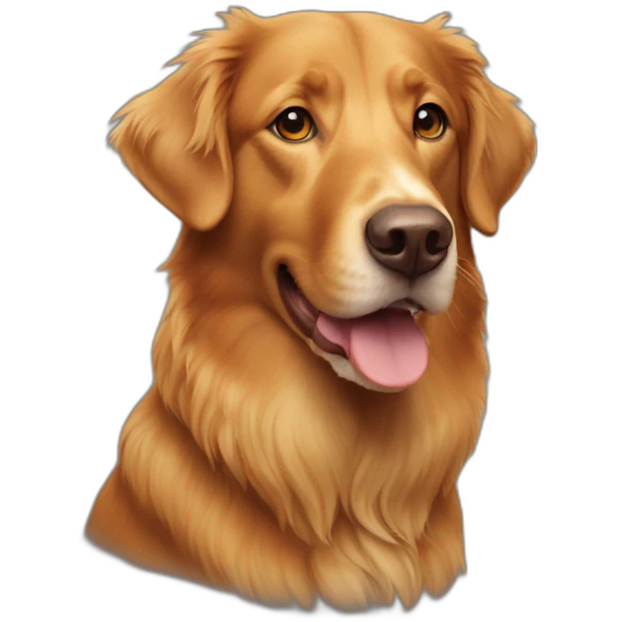 Duck tolling retriever emoji