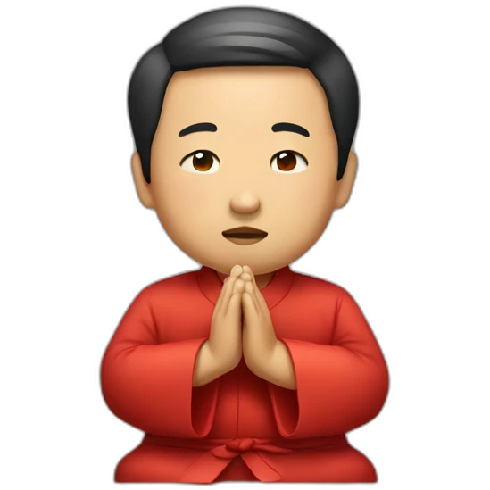 mao praying emoji
