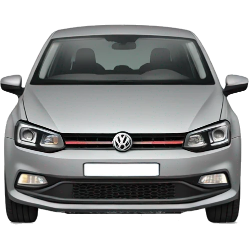 Grey Volkswagen polo emoji
