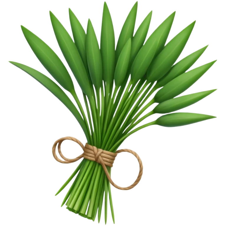 chives leaves herb bouquet emoji