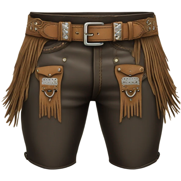 Western style chaps emoji