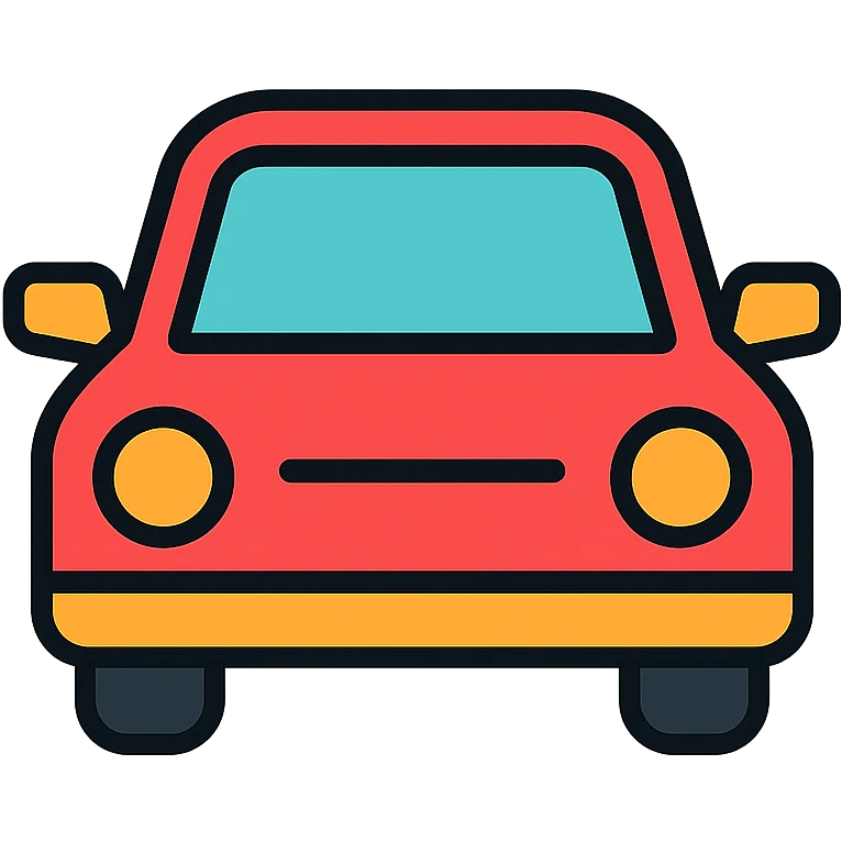 colored car icon emoji
