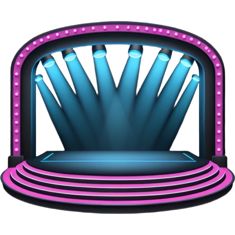 Music arena stage emoji