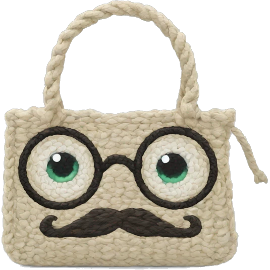 eyeglass edgy cable bag emoji