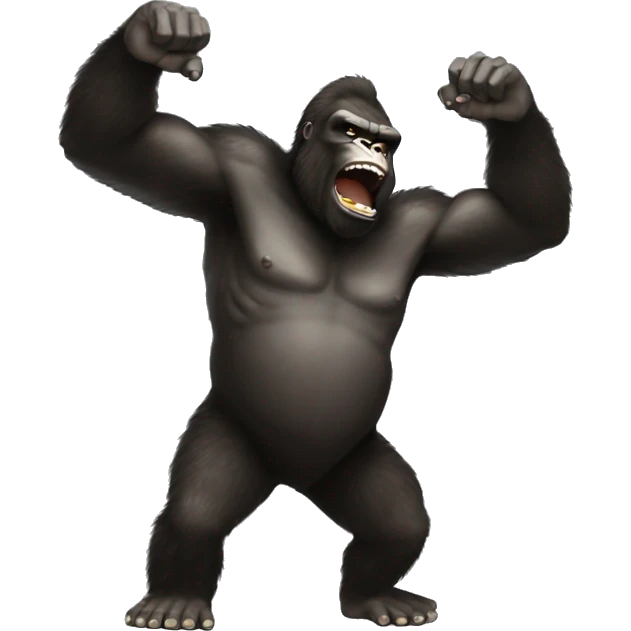 king kong raveing emoji