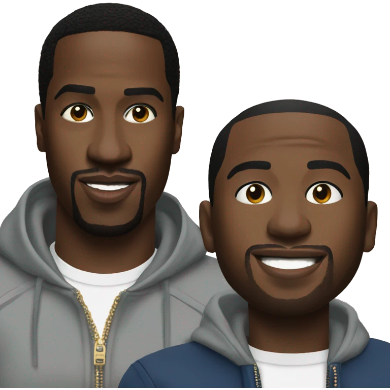 Diddy with meek mill emoji