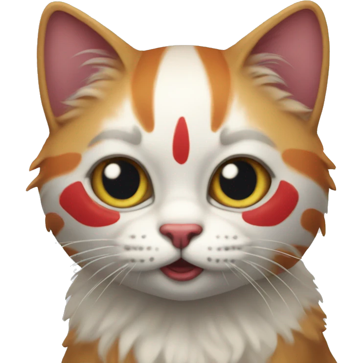 a clown cat emoji