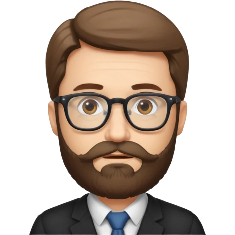 professor with a beard emoji