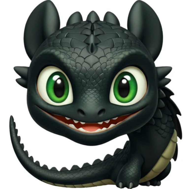 Toothless  emoji