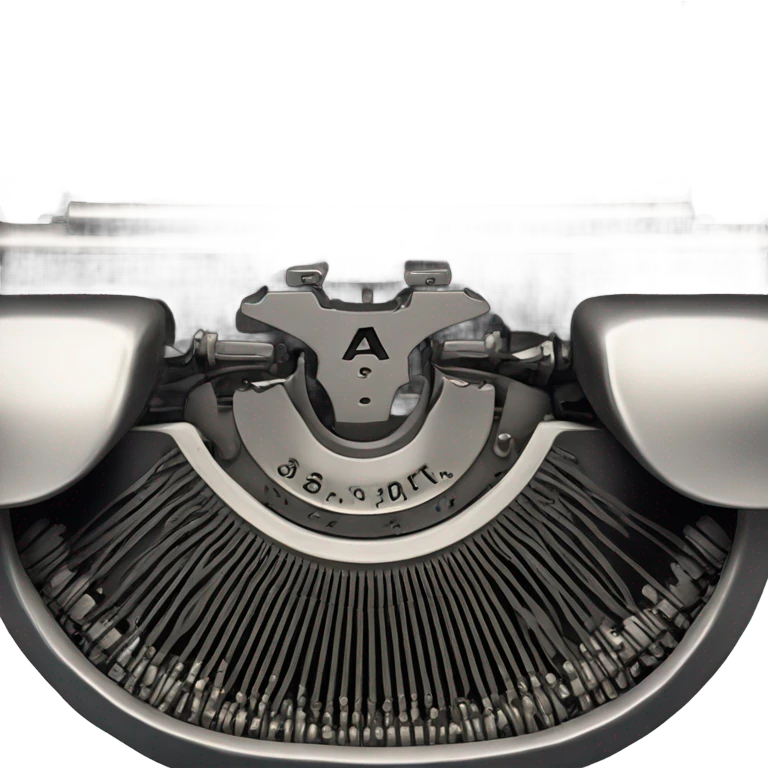typewriter key emoji