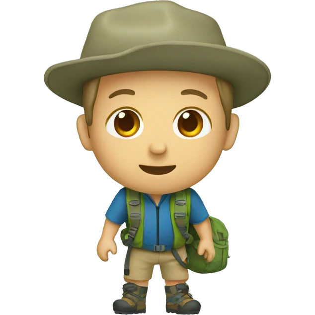 trekking emoji
