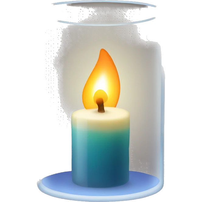 Candle in glass emoji
