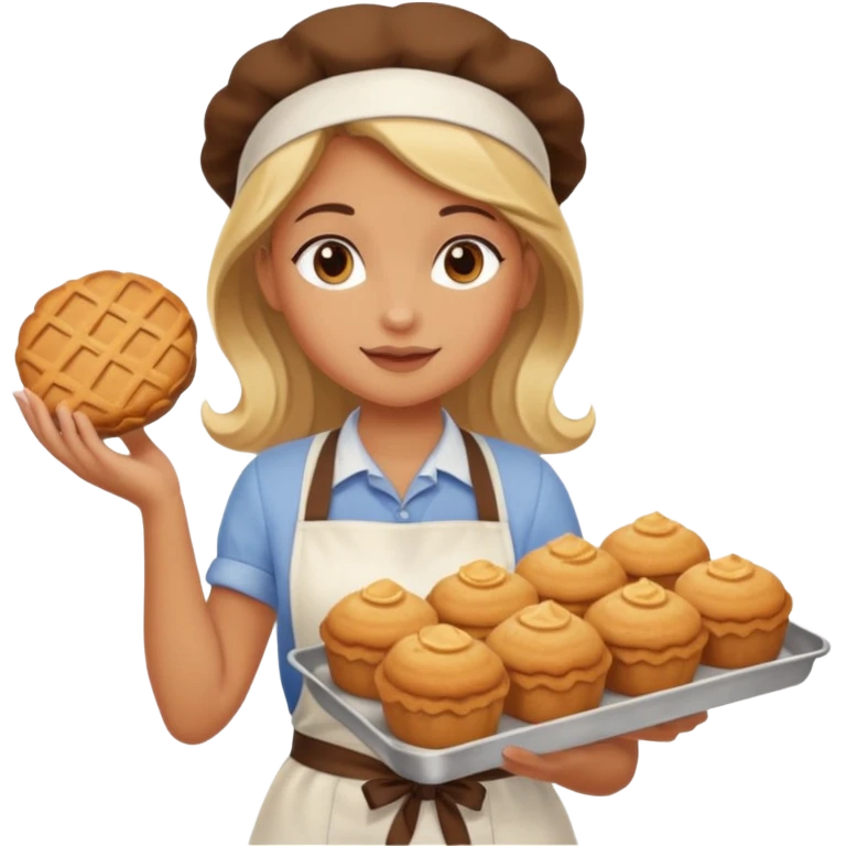 Baked girl emoji