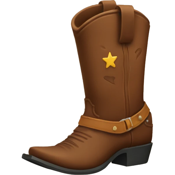 Cowboy boot emoji