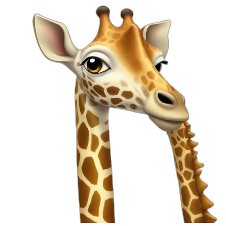 Girafe et méduse emoji