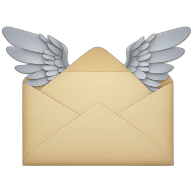 envelope with wings emoji