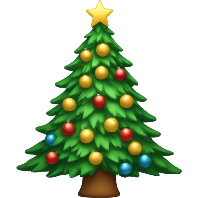 Christmastree emoji