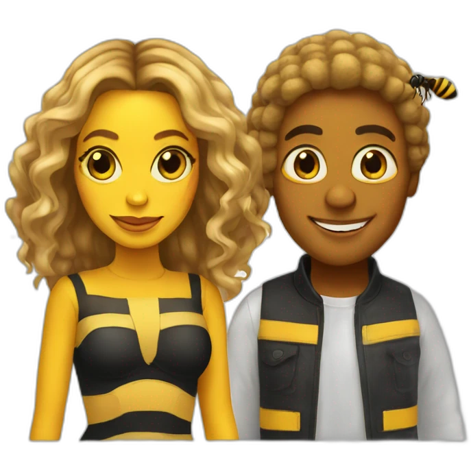 A bee and beyonce emoji