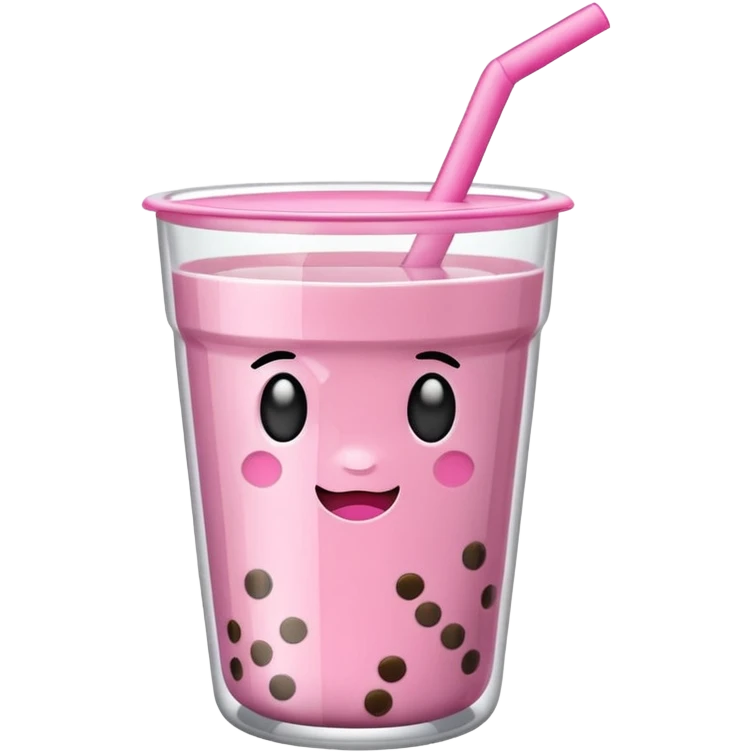 Boba pink emoji
