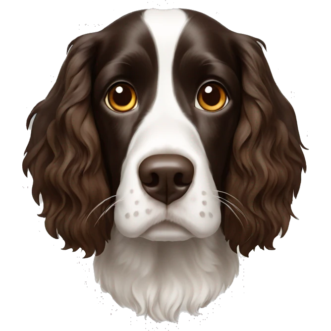 english springer spaniel dog emoji