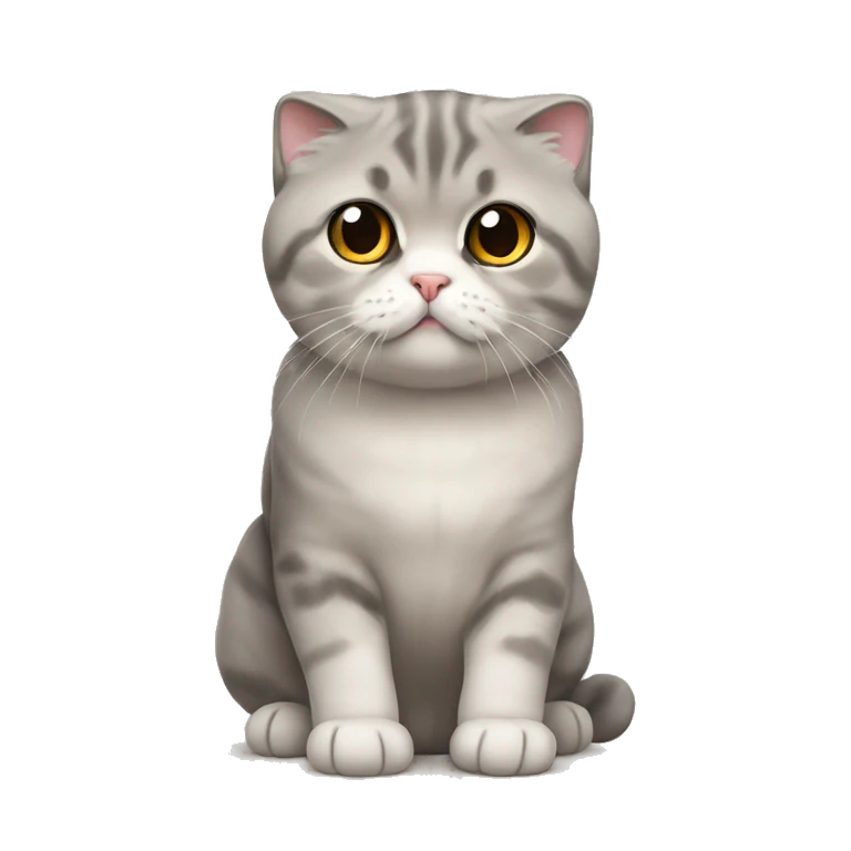 scottish fold cat emoji