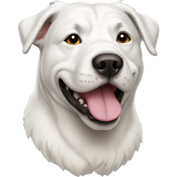 great pyrenees pitbull emoji