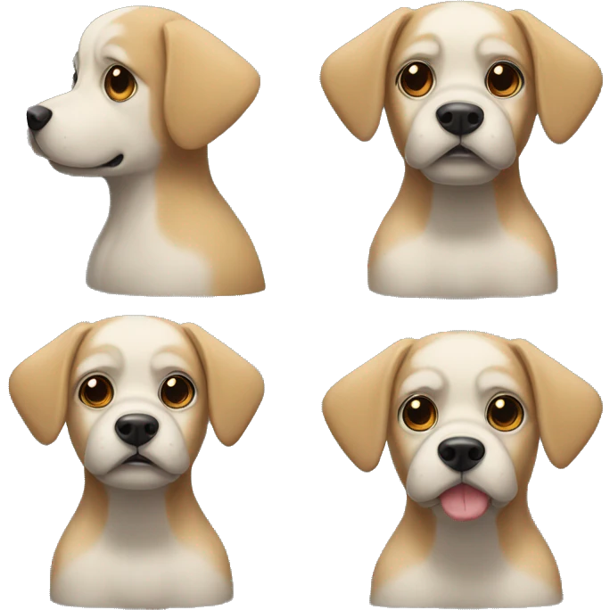 dog with hudie emoji