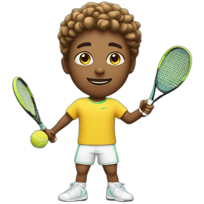 Tennis champion emoji