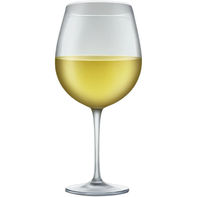 glass of white wine emoji