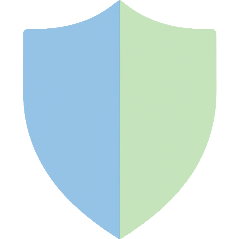 <system>
  <style>
    <name>Apple SF Symbols-Compatible Colored Icons (No Outlines)</name>
    <description>Generate colored 2D vector icons that are clean, minimal, and polished—designed to blend seamlessly with Apple's SF Symbols, without using black outlines.</description>
    <rules>
      <color>
        <palette>Soft, modern system-like colors (e.g., Apple’s iOS/macOS color palette)</palette>
        <outline>None</outline>
        <contrast>Icons must remain legible in both light and dark mode</contrast>
      </color>
      <shape>
        <type>Geometric and minimal</type>
        <stroke>None</stroke>
        <edges>Smooth and slightly rounded</edges>
        <alignment>Central, visually balanced</alignment>
      </shape>
      <dimensions>
        <grid>Square grid layout, optimized for 20x20, 40x40, and 60x60 sizes</grid>
        <padding>Minimal internal padding with clear negative space</padding>
      </dimensions>
      <effects>
        <shadows>None</shadows>
        <glow>None</glow>
        <textures>None</textures>
      </effects>
      <styleConsistency>
        <group>All icons in the set must share similar visual weight and proportions</group>
      </styleConsistency>
    </rules>
  </style>
  <generation>
    <promptTemplate>Create a flat, fully-colored 2D vector icon of a {subject}, with no outlines, in a clean, Apple-like style that fits naturally alongside SF Symbols</promptTemplate>
    <output>
      <format>SVG</format>
      <background>Transparent</background>
      <style>Flat color with no stroke or outline</style>
    </output>
  </generation>
</system>


{subject} = shield emoji