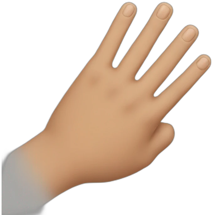 man's 21st finger emoji