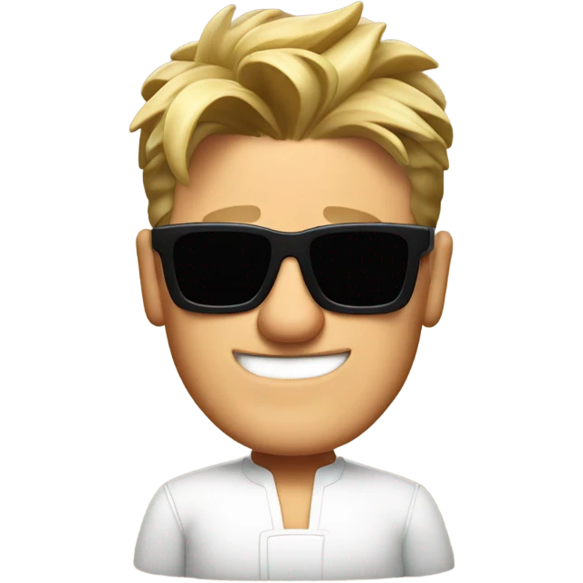 Gordon Ramsay with sunglasses emoji