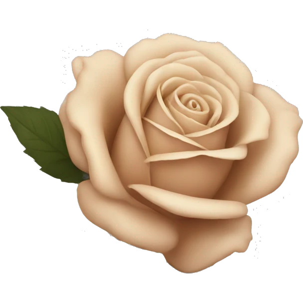 beige rose emoji